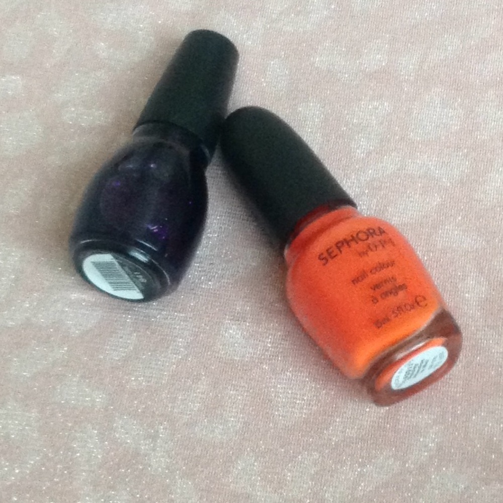 2Nail polishes. SinfulColors and Sephora by OPI
